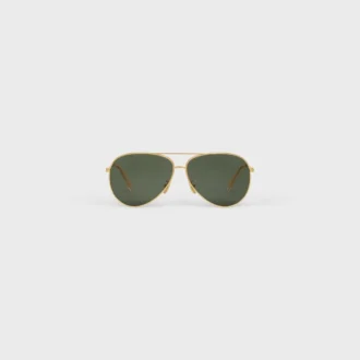 Metal Frame 01 Sunglasses in Metal with Mineral Glass Lenses