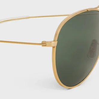 Metal Frame 01 Sunglasses in Metal with Mineral Glass Lenses