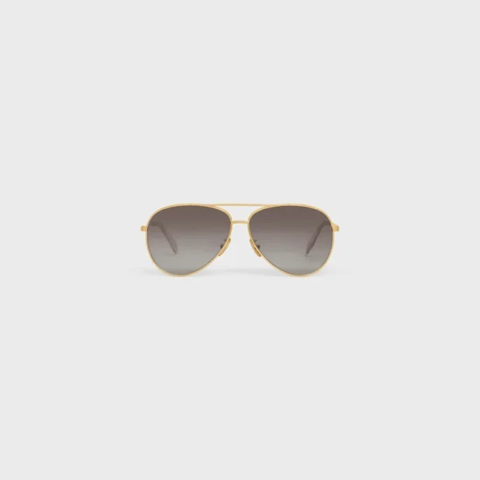 Metal Frame 01 Sunglasses in Metal with Polarized Lenses Metal Frame 01 Sunglasses in Metal with Polarized Lenses
