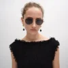 Metal Frame 28 Sunglasses in Metal Metal Frame 28 Sunglasses in Metal