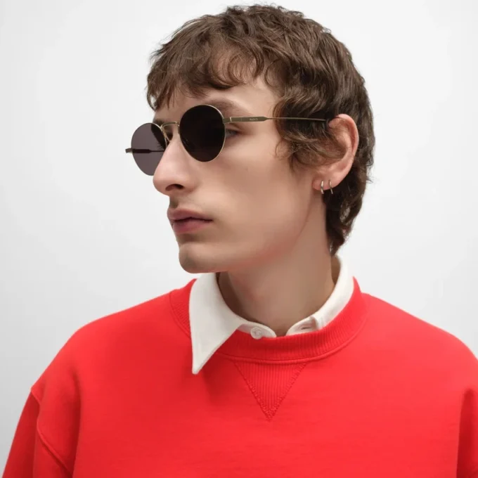 Metal Frame 28 Sunglasses in Metal
