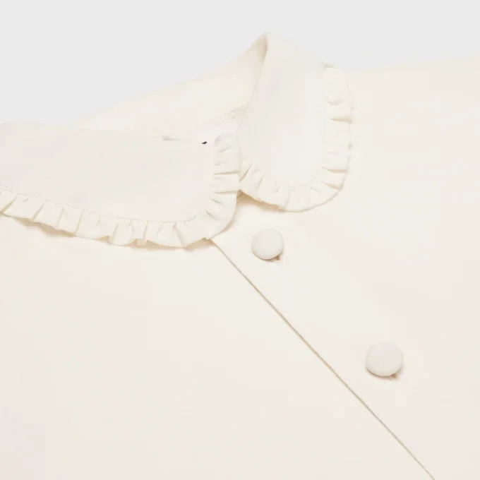 Mia Shirt in Silk Crepe and Acetate