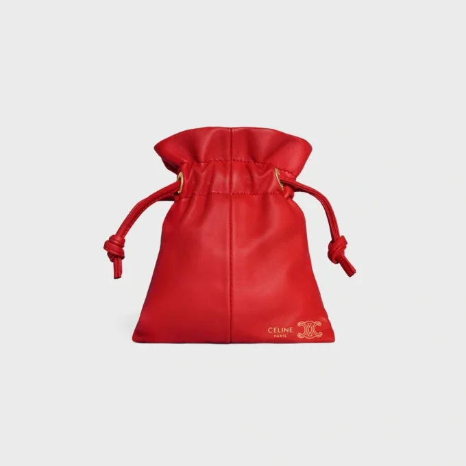 Micro Crystal Pouch in Smooth Lambskin Micro Crystal Pouch in Smooth Lambskin