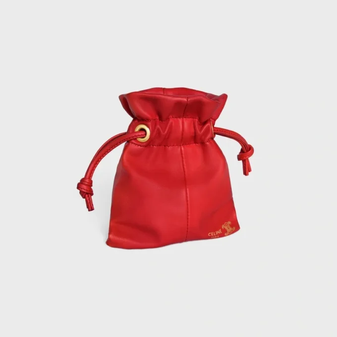 Micro Crystal Pouch in Smooth Lambskin Micro Crystal Pouch in Smooth Lambskin