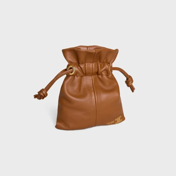 Micro Crystal Pouch in Smooth Lambskin Micro Crystal Pouch in Smooth Lambskin