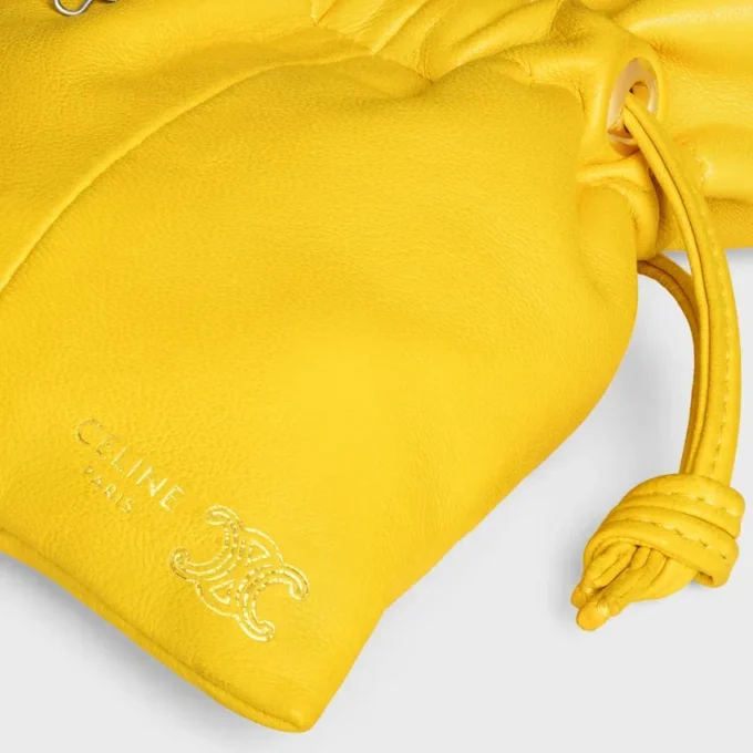 Micro Crystal Pouch in Smooth Lambskin Micro Crystal Pouch in Smooth Lambskin