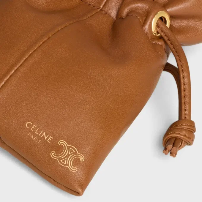 Micro Crystal Pouch in Smooth Lambskin Micro Crystal Pouch in Smooth Lambskin