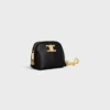 Micro Triomphe Charm in Shiny Calfskin Micro Triomphe Charm in Shiny Calfskin
