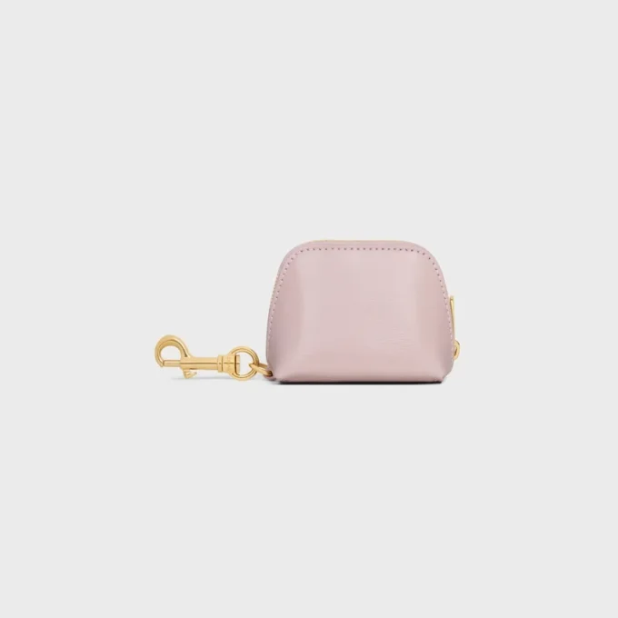 Micro Triomphe Charm in Shiny Calfskin Micro Triomphe Charm in Shiny Calfskin