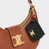 Micro Triomphe Charm in Shiny Calfskin Micro Triomphe Charm in Shiny Calfskin