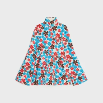 Midi Dress in Polyamide Jacquard