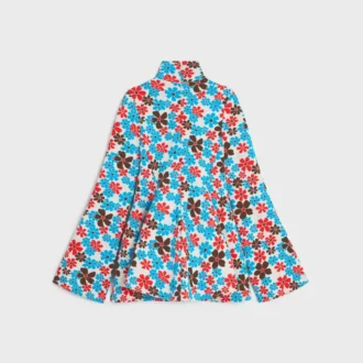 Midi Dress in Polyamide Jacquard