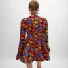Midi Dress in Polyamide Jacquard Midi Dress in Polyamide Jacquard
