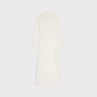 Midi Polo Dress in Crochet Cotton