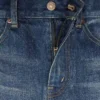 Midi Skirt in Dark Union Wash Denim