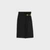 Midi Skirt in Mohair Wool Midi Skirt in Mohair Wool