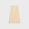 Midi Skirt in Silk Georgette