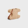 Minaudiare Triomphe in Wicker and Natural Calfskin