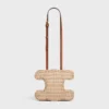 Minaudiare Triomphe in Wicker and Natural Calfskin