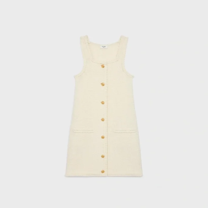 Mini Apron Dress in Cotton