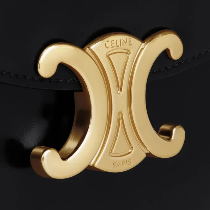 Mini Besace Clea in Shiny Calfskin