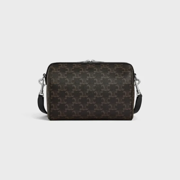 Mini Boston in Triomphe Canvas and Calfskin Mini Boston in Triomphe Canvas and Calfskin