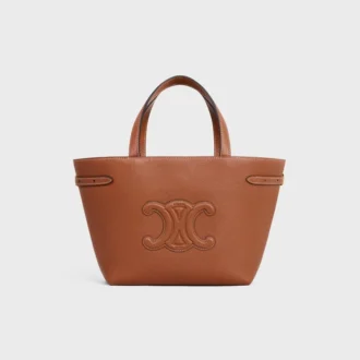 Mini Cabas Anais Cuir Triomphe in Grained Calfskin