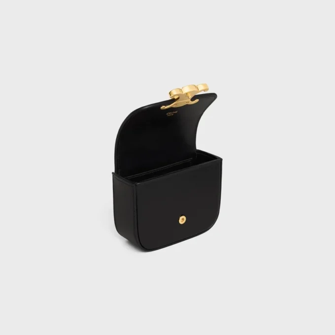 Mini Chain Claude in Shiny Calfskin
