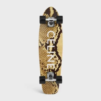 Mini Cruiser in Wood with Python and Celine Print