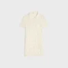 Mini Dress in Cotton Pointelle Mini Dress in Cotton Pointelle