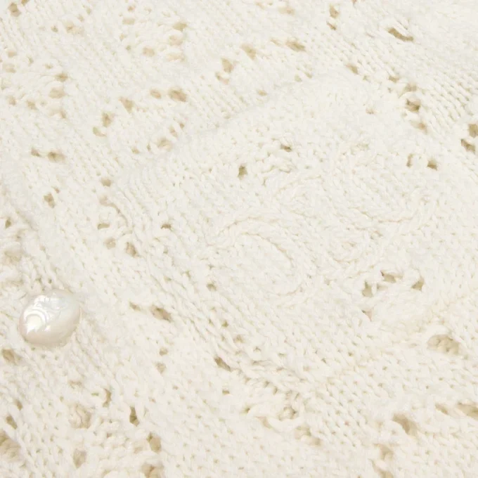 Mini Dress in Cotton Pointelle Mini Dress in Cotton Pointelle