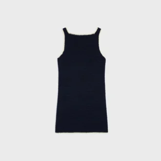 Mini Dress in Crocheted Cotton