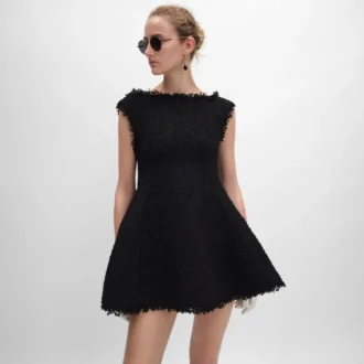 Mini Dress in Knit Natte