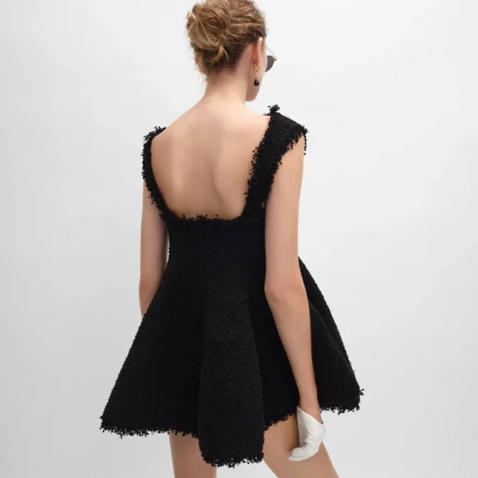 Mini Dress in Knit Natte Mini Dress in Knit Natte
