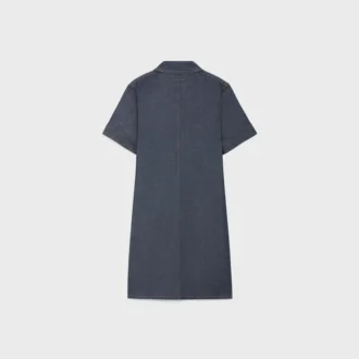 Mini Dress in Raw Wash Denim