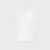 Mini Dress with Embroidered Trims in Cotton Batiste