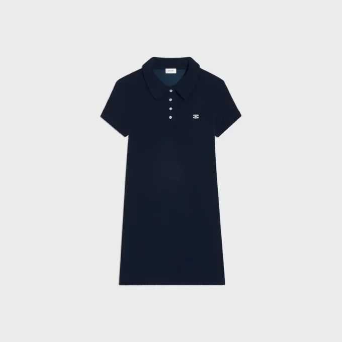 Mini Polo Dress in Terry Cotton
