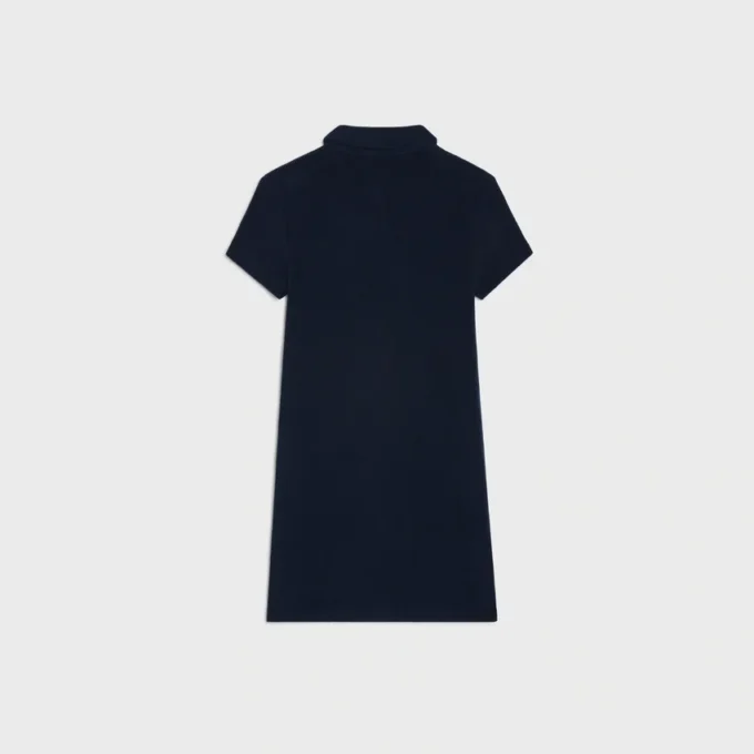 Mini Polo Dress in Terry Cotton