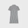 Mini Shirt Dress in Vichy Silk Mini Shirt Dress in Vichy Silk