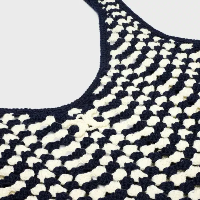 Mini Skater Dress in Crochet Cotton Mini Skater Dress in Crochet Cotton