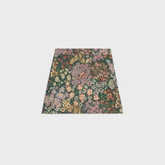 Mini Skirt in Cotton Jacquard