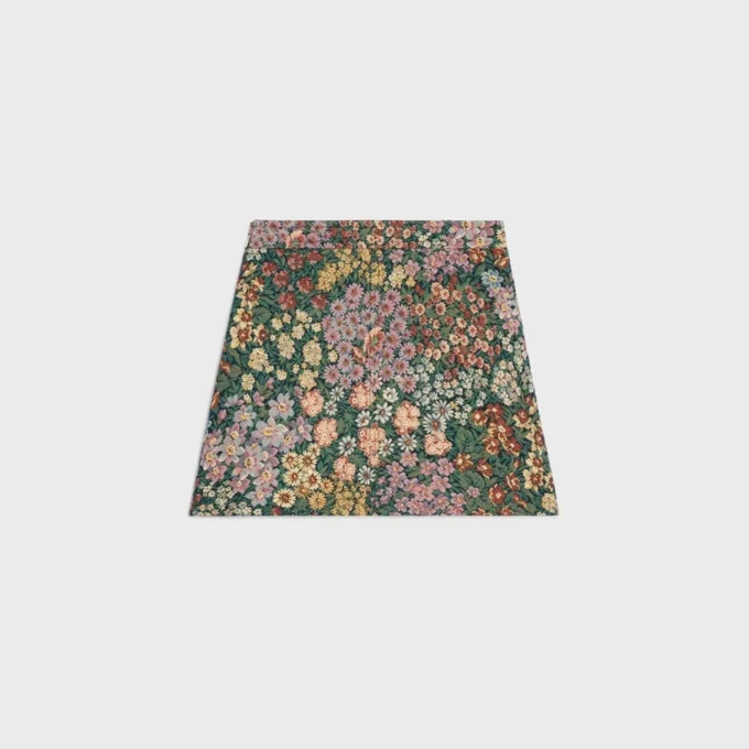 Mini Skirt in Cotton Jacquard Mini Skirt in Cotton Jacquard