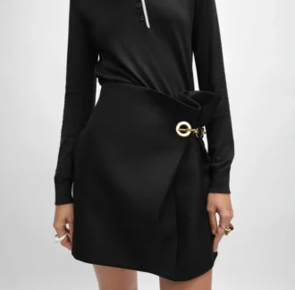 Mini Skirt in Mohair Wool