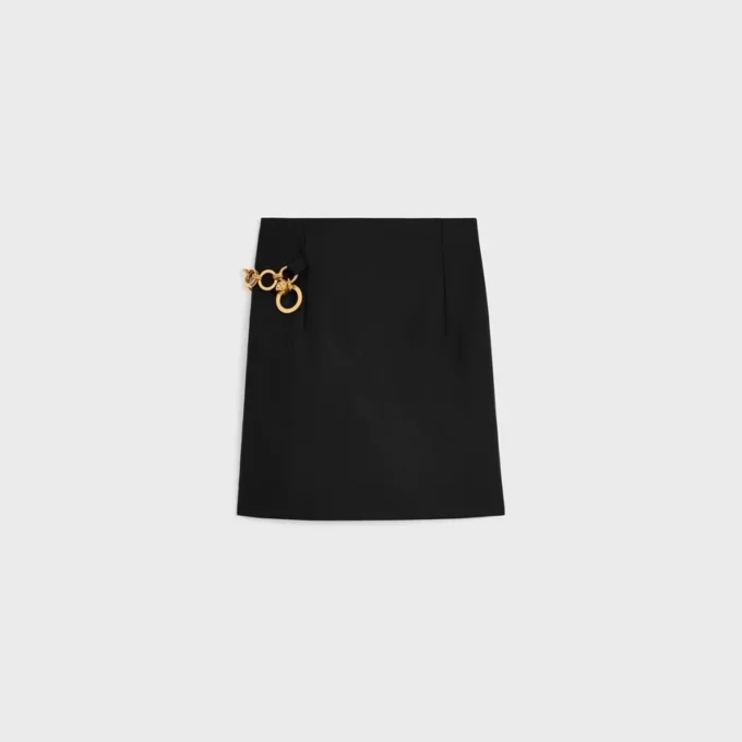 Mini Skirt in Mohair Wool Mini Skirt in Mohair Wool