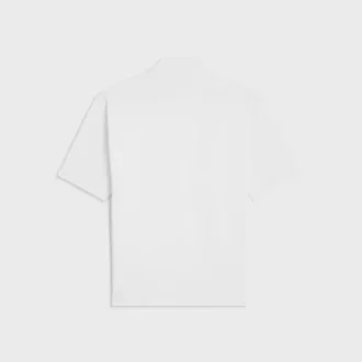Mock Neck T-Shirt in Cotton Jersey