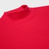 Mock Neck T-Shirt in Cotton Jersey Mock Neck T-Shirt in Cotton Jersey