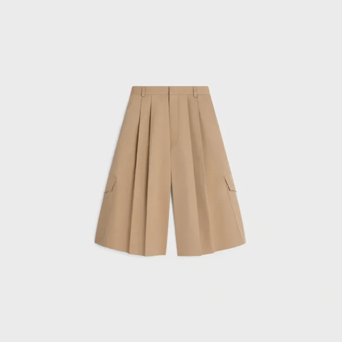 Montauk Cargo Shorts in Cotton and Linen Montauk Cargo Shorts in Cotton and Linen