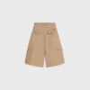 Montauk Cargo Shorts in Cotton and Linen Montauk Cargo Shorts in Cotton and Linen