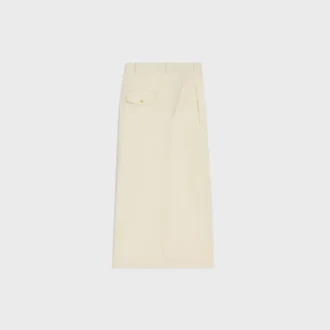 Montauk Cropped Trousers in Diagonal Wool