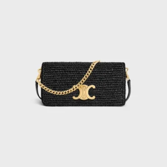 Multipochette in Raffia